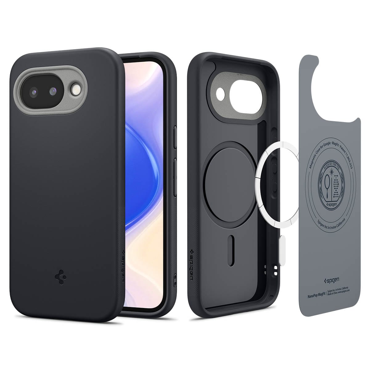Θήκη Spigen Nano Pop MagSafe σε χρώμα Black Sesame για Google Pixel 10a