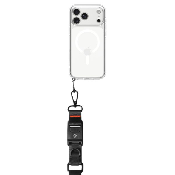 Spigen Universal Crossbody Lanyard Strap & Wrist Strap – Black (AFA10616) - Image 13