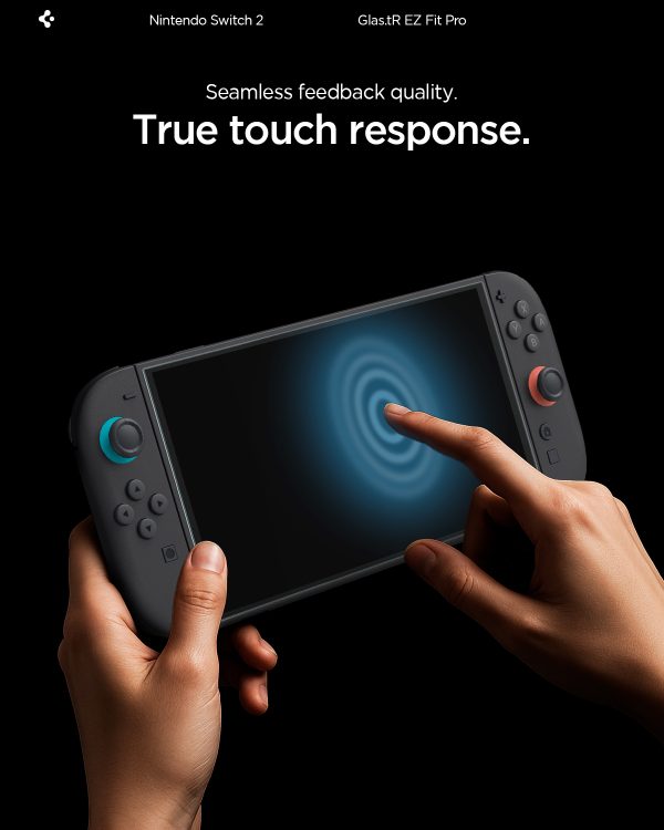 Tempered Glass Spigen Glass tR EZ Fit Pro 2 Pack για Nintendo Switch 2 (AGL10797) - Image 8