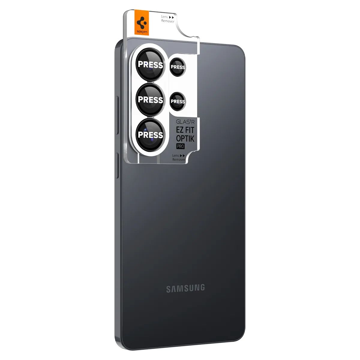 Προστατευτικό Φακών Κάμερας Spigen Glas.tR EZ Fit Optik Pro HD (2 Pack) για Samsung Galaxy S26 Ultra – Black (AGL11076) - Image 3