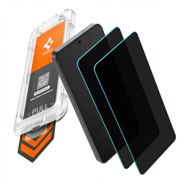 Spigen Glass tR EZ Fit Pro HD (Privacy) 2 Pack -Samsung Galaxy S26+ Plus (AGL11085) - Image 2