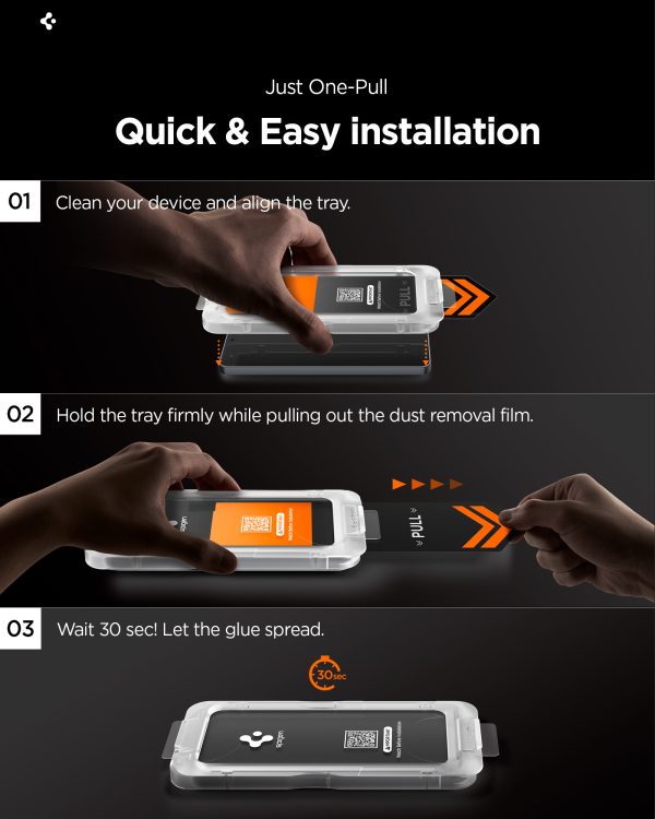 Spigen Glass tR EZ Fit Pro HD (Privacy) 2 Pack-Samsung Galaxy S26 (AGL11096) - Image 12