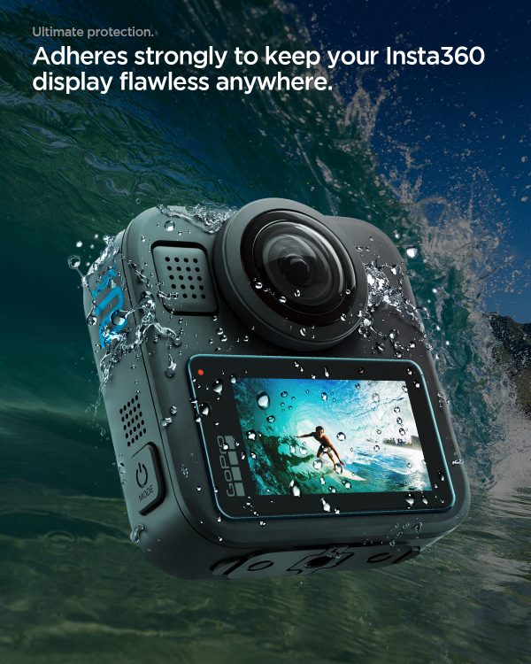 Προστατευτικό Οθόνης Spigen Glass tR Slim για GoPro MAX 2 2-Pack (AGL11230) - Image 12