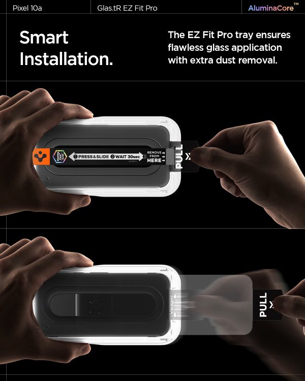 Αντιχαρακτικό Γυαλί Spigen Glass tR EZ Fit Pro 2 Pack για Google Pixel 10a – Clear (AGL11364) - Image 17