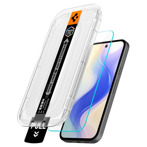 Αντιχαρακτικό Γυαλί Spigen Glass tR EZ Fit Pro 2 Pack για Google Pixel 10a – Clear (AGL11364) - Image 7