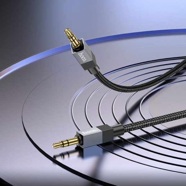 Hoco UPA32 Καλώδιο AUX Audio Jack 3.5mm Male σε Jack 3.5mm Male 1m – Black - Image 5