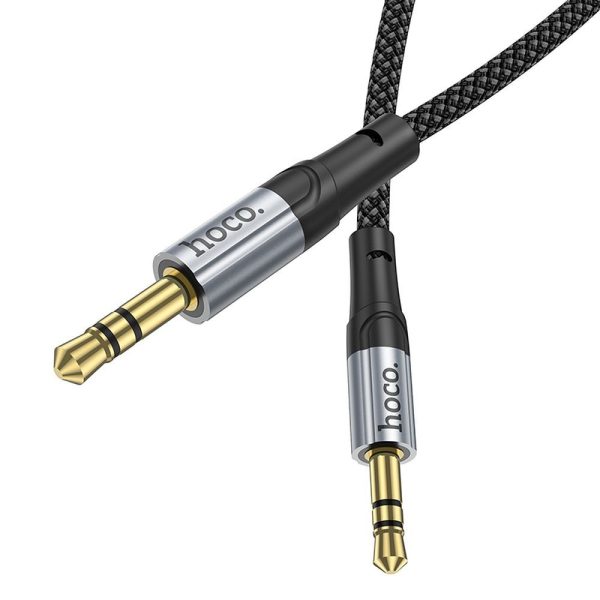 Hoco UPA26 Καλώδιο AUX Audio Jack 3.5mm Male σε Jack 3.5mm Male 1m – Black - Image 4