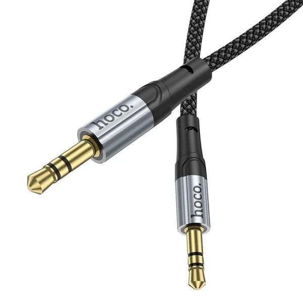 Καλώδιο AUX Hoco UPA26 Jack 3.5mm 1m Black - Image 4