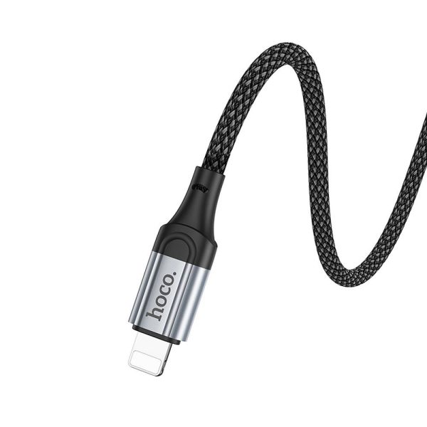Hoco UPA26 Καλώδιο AUX Audio Lightning Male σε Jack 3.5mm Male 1m – Black - Image 3