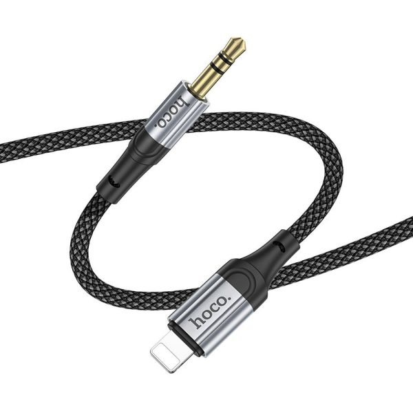 Hoco UPA26 Καλώδιο AUX Audio Lightning Male σε Jack 3.5mm Male 1m – Black - Image 4