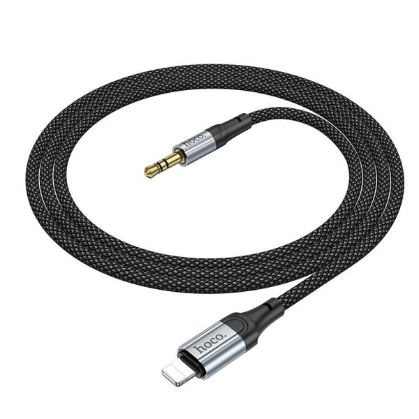 Hoco UPA26 Καλώδιο AUX Audio Lightning Male σε Jack 3.5mm Male 1m – Black - Image 6
