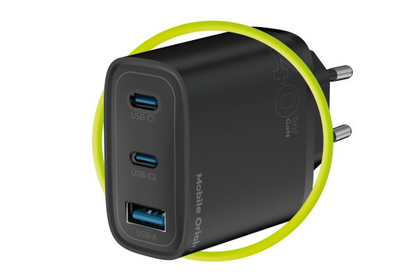 Mobile Origin GaN 40W Wall Charger MO13 – 2x USB-C + 1x USB-A Black (FRL-GAN40W-MO13-BLK) - Image 11