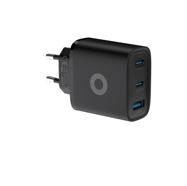 Mobile Origin GaN 40W Wall Charger MO13 – 2x USB-C + 1x USB-A Black (FRL-GAN40W-MO13-BLK) - Image 3
