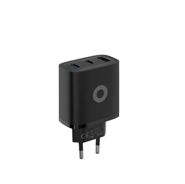 Mobile Origin GaN 40W Wall Charger MO13 – 2x USB-C + 1x USB-A Black (FRL-GAN40W-MO13-BLK) - Image 5