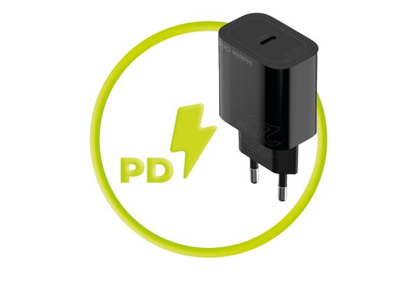 Φορτιστής Mobile Origin PD20W Wall Charger MO11 – USB-C Black (FRL-PD20W-MO11-BLK) - Image 10