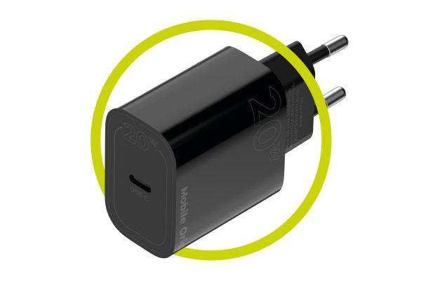 Φορτιστής Mobile Origin PD20W Wall Charger MO11 – USB-C Black (FRL-PD20W-MO11-BLK) - Image 11
