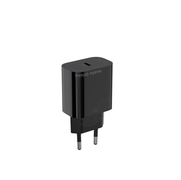 Φορτιστής Mobile Origin PD20W Wall Charger MO11 – USB-C Black (FRL-PD20W-MO11-BLK) - Image 4