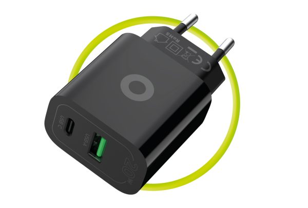 Φορτιστής Mobile Origin PD20W Wall Charger MO12 – USB-A + USB-C Black (FRL-PD20W-MO12-BLK) - Image 14