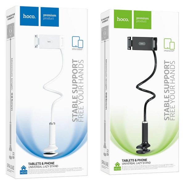 Εύκαμπτη Βάση Στήριξης με Κλιπ Hoco HD10 για Smartphone & Tablet – Black - Image 3