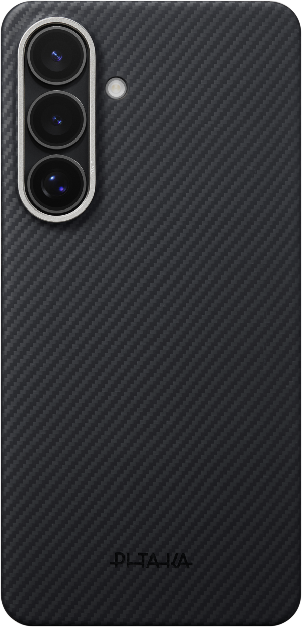 Pitaka Ultra-Slim Case Black/Grey Twill-Samsung Galaxy S26 Edge (KS2601S) - Image 2