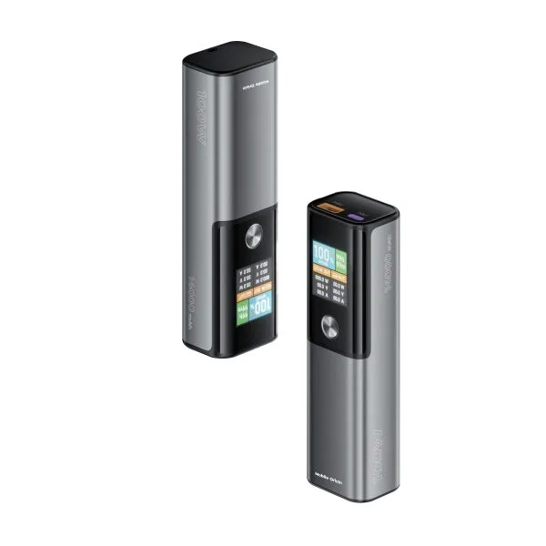 PowerBank Mobile Origin PB12 14000mAh 100W PD με Οθόνη TFT – Gray (MO-100WPD-PB12) - Image 6