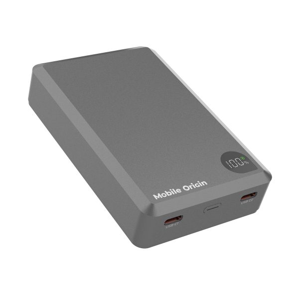 PowerBank Mobile Origin PB14 20000mAh Aluminum 30W PD MagSafe Compatible – Gray (MO-30WPD-PB14) - Image 5