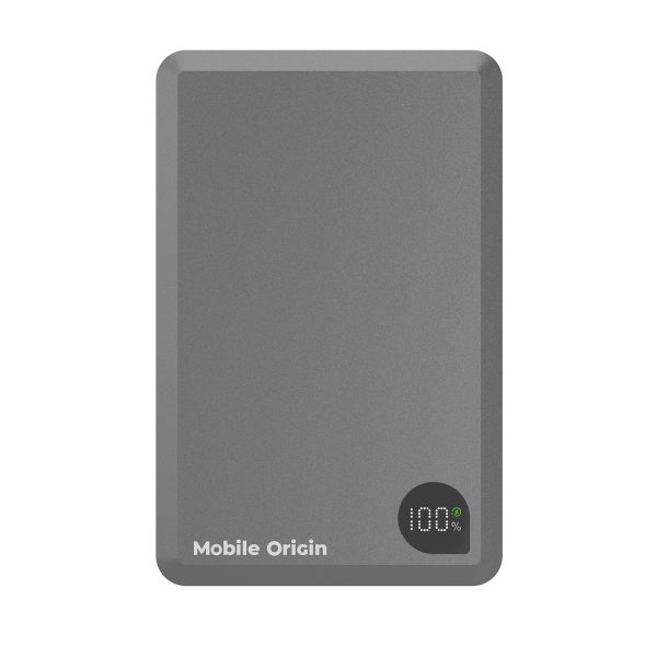 PowerBank Mobile Origin PB14 20000mAh Aluminum 30W PD MagSafe Compatible – Gray (MO-30WPD-PB14) - Image 6
