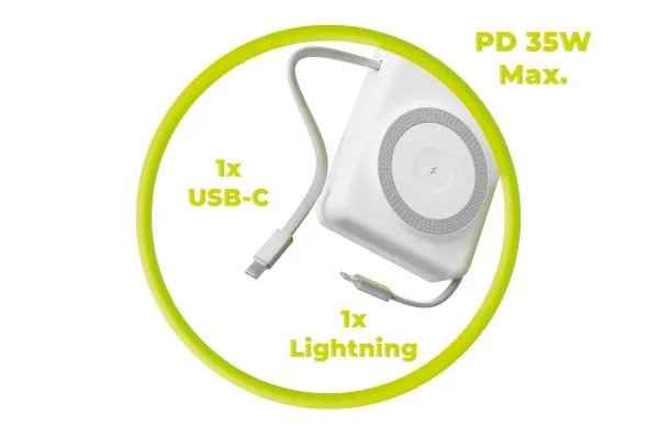 Mobile Origin 35W PD PowerBank PB15 20000mAh – MagSafe Compatible & Built-in Cables (MO-35WPDD-PB15) - Image 9