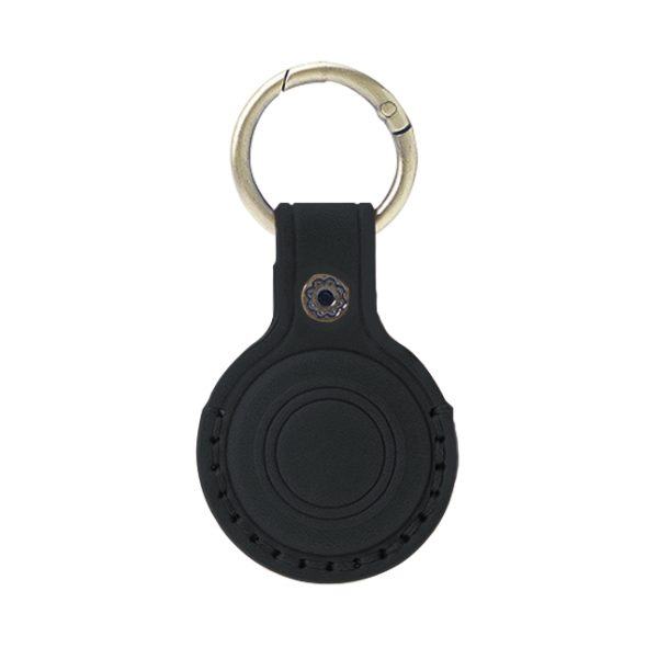 Mobile Origin AirTag Leather Keychain A6 – Black (MO-ALK-BLK) - Image 4
