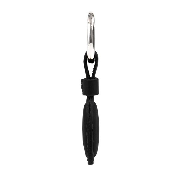 Mobile Origin AirTag Outdoor Leather Keychain A7 – Black (MO-AOLK-BLK) - Image 3