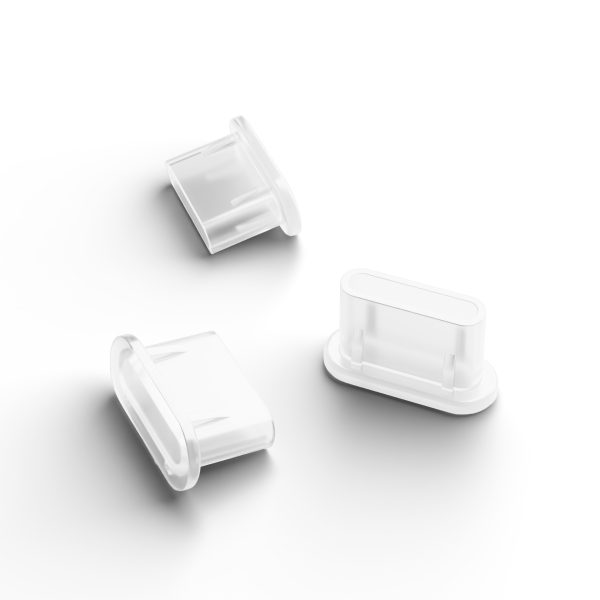 Mobile Origin USB-C Dust Plug & Cleaning Brush CL1 – Black/Clear (MO-CL1-BLK-CLR) - Image 3