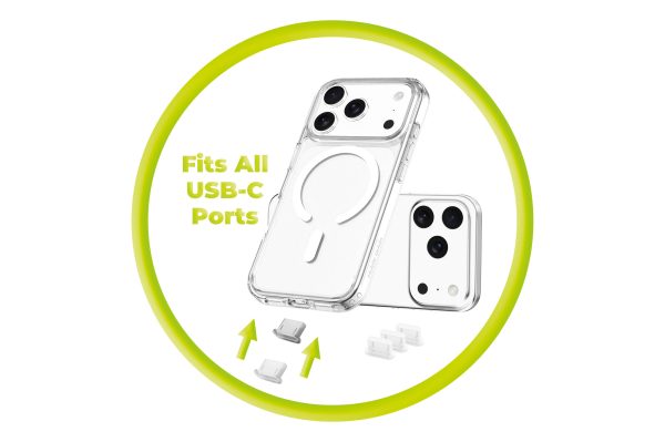 Mobile Origin USB-C Dust Plug & Cleaning Brush CL1 – Black/Clear (MO-CL1-BLK-CLR) - Image 9