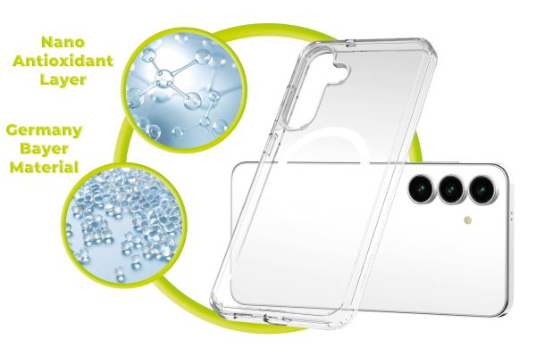Θήκη Mobile Origin Easy Case MagSafe για Samsung Galaxy S25 FE – Clear (MO-HYCL-GS25FE) - Image 8