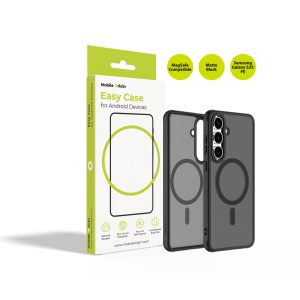 Μαύρη ματ ημιδιάφανη θήκη Mobile Origin Easy Case με MagSafe για το Samsung Galaxy S25 FE