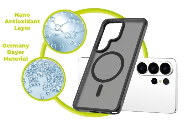 Θήκη Mobile Origin Easy Case MagSafe για Samsung Galaxy S26 Ultra – Matte Black (MO-HYMBL-GS26U) - Image 8