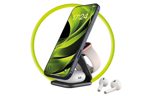 Mobile Origin UltraSlim Foldable Charger PW36 3in1 Qi2 25W MagSafe Compatible – Matte Black (MO-USF-PW36-BLK) - Image 11