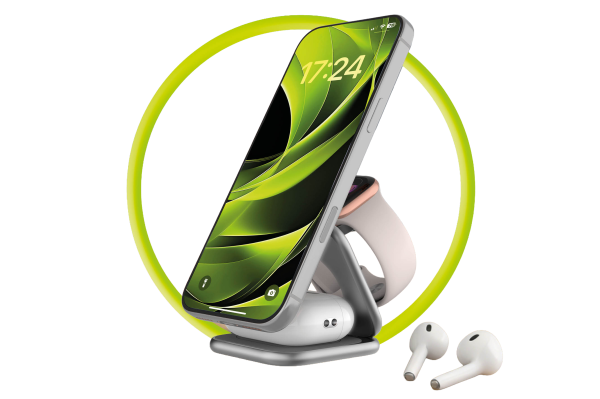 Mobile Origin UltraSlim Foldable Charger PW36 3in1 Qi2 25W MagSafe Compatible – Silver (MO-USF-PW36-SLV) - Image 11