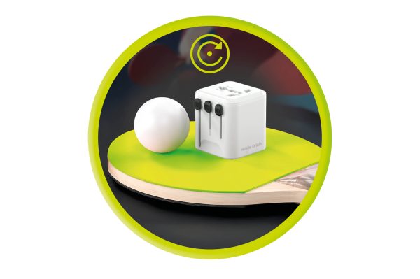 Universal Travel Adapter Mobile Origin PW30 EU/UK/US/AUS – White - Image 6