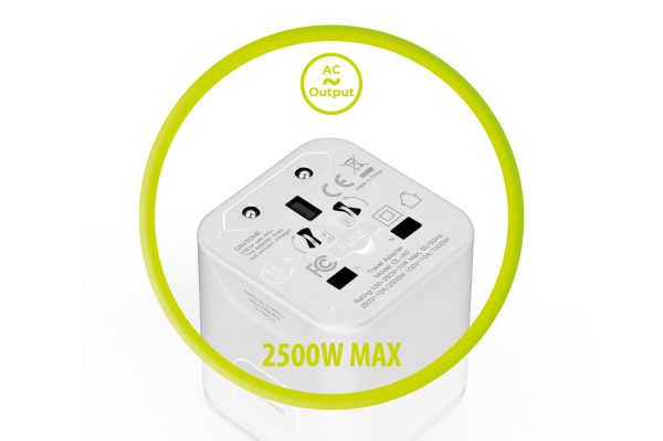 Universal Travel Adapter Mobile Origin PW30 EU/UK/US/AUS – White - Image 7