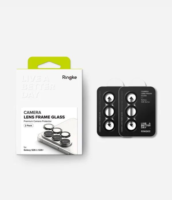 Προστασία Κάμερας Samsung Galaxy S26 / S26 Plus Ringke Camera Frame Protector 2-Pack Black - Image 7