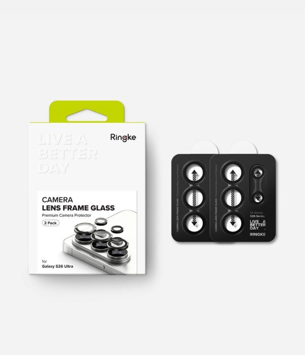 Προστατευτικά Φακών Κάμερας Ringke Camera Frame Protector 2-Pack για Samsung Galaxy S26 Ultra – Black - Image 7