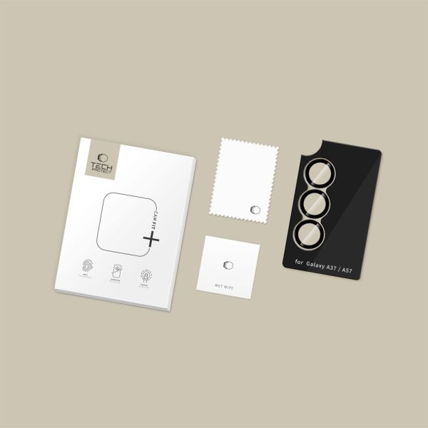 Προστασία Κάμερας Tech-Protect Camring Fit+ για Samsung Galaxy A37 / A57 5G – Black - Image 6