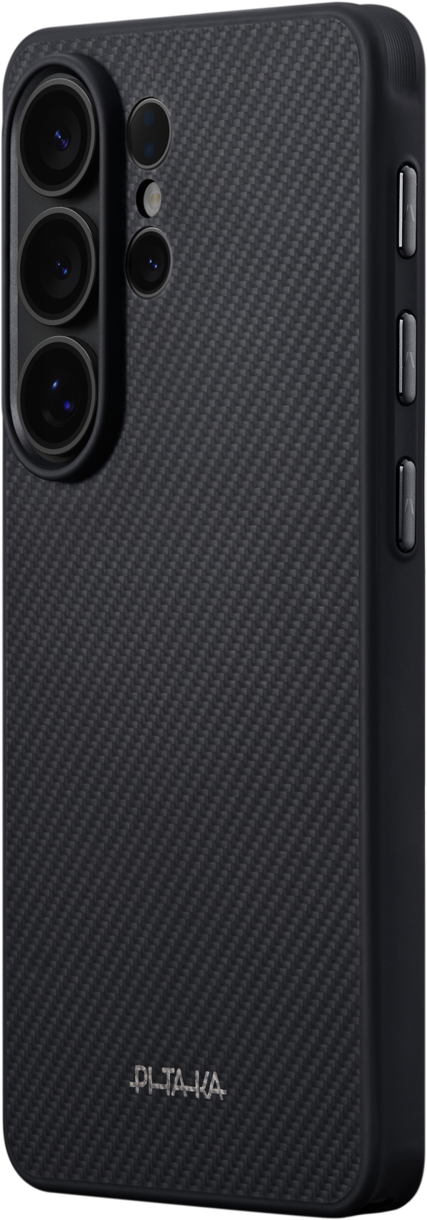 Θήκη Pitaka Pin Button Case – Samsung Galaxy S26 Ultra – Black / Grey Plain - Image 3