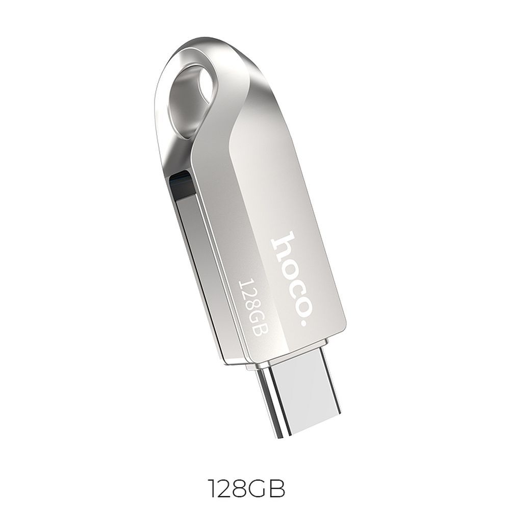 hoco-ud8-usb-flash-drive-128gb-dual-usb-c-usb-a-nickel-6931474713414