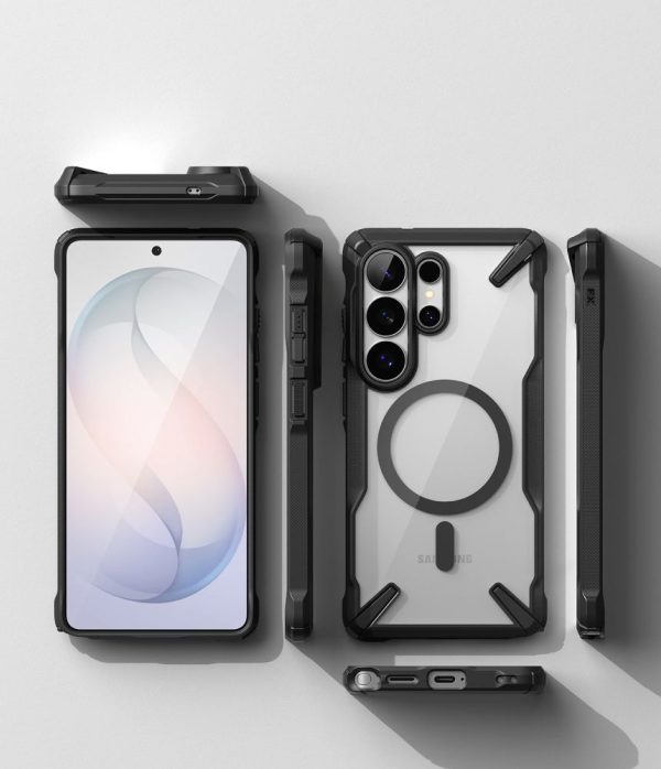 Θήκη Ringke Fusion X Magnetic MagSafe για Samsung Galaxy S26 Ultra – Black - Image 5