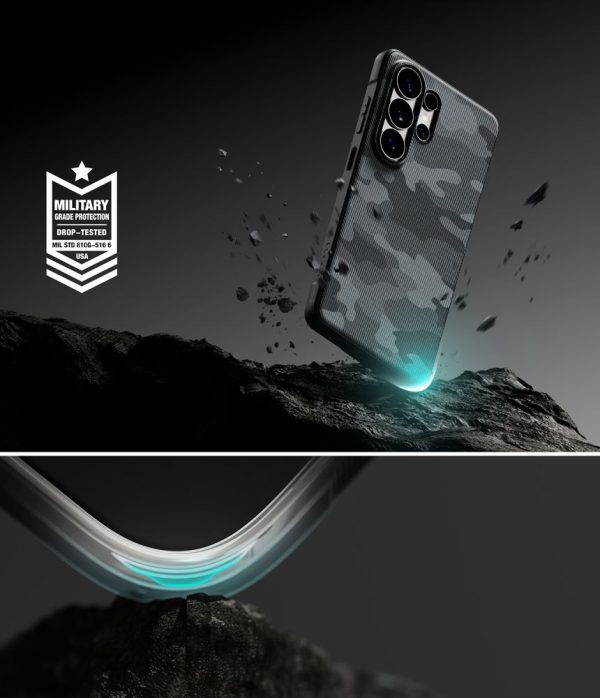 Θήκη Ringke Onyx Magnetic MagSafe για Samsung Galaxy S26 Ultra – Camo Black - Image 7