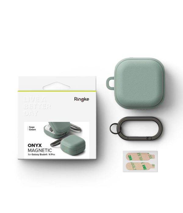 Θήκη Ringke Onyx Magnetic για Samsung Galaxy Buds 4 / Buds 4 Pro – Sage Green - Image 6