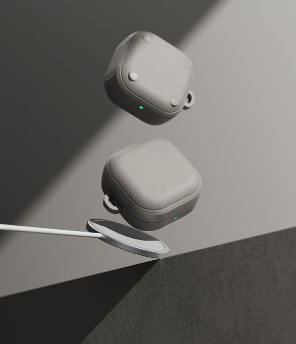 Θήκη Ringke Onyx Magnetic για Samsung Galaxy Buds 4 / Buds 4 Pro – Warm Grey - Image 3
