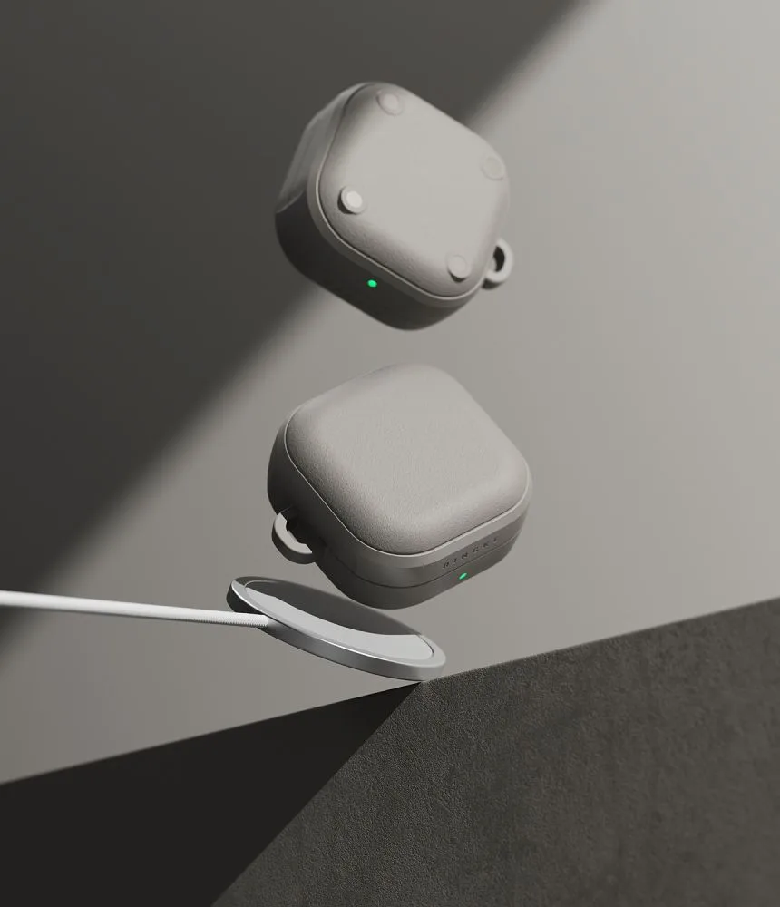 Θήκη Samsung Galaxy Buds 4 / Buds 4 Pro Ringke Onyx Magnetic MagSafe Warm Grey - Image 3
