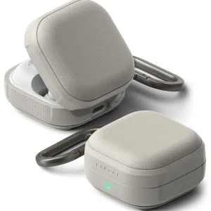 Θήκη Samsung Galaxy Buds 4 Buds 4 Pro Ringke Onyx Magnetic MagSafe Warm Grey